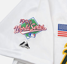 Willie McGee Oakland A’s Athletics 1990 World Series Jersey Majestic