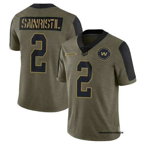 Mike Sainristil Washington Commanders Redskins salute to service Jersey Nike