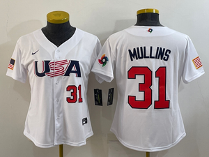 Cedric Mullins Team USA Baseball jersey Nike white