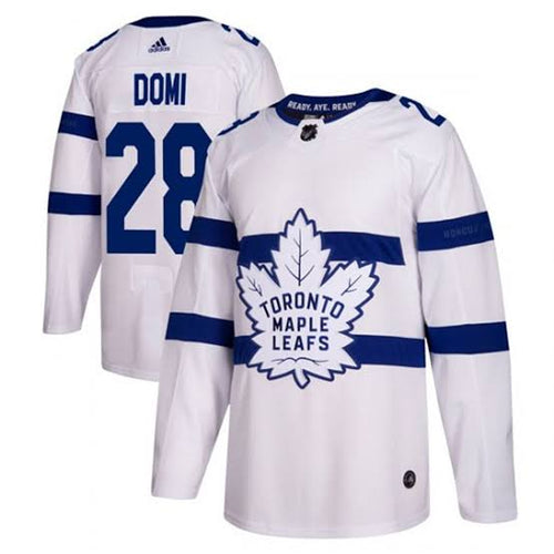 Tie Domi Toronto Maple Leafs Customized Official NHL Adidas Jersey white