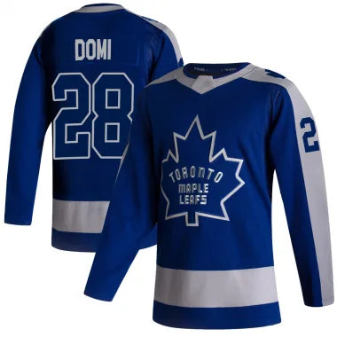 Tie Domi Toronto Maple Leafs Customized Official NHL Adidas Jersey blue