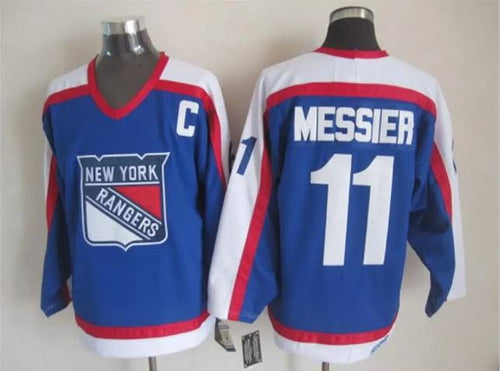 Mark Messier New York Rangers Customized Official NHL CCM retro Jersey