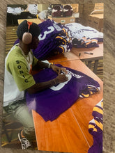 Jordan Addison Minnesota Vikings autographed jersey COA & photo signing