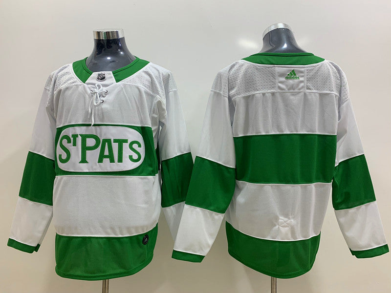 Toronto Maple Leafs St. Pats St. Patrick’s Day no name or Number Official NHL Adidas Jersey