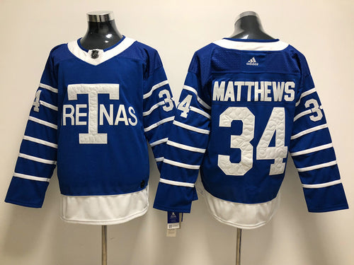 Auston Matthews Toronto Maple Leafs Official NHL Adidas Stadium Series 2018 Winter Classic Jersey