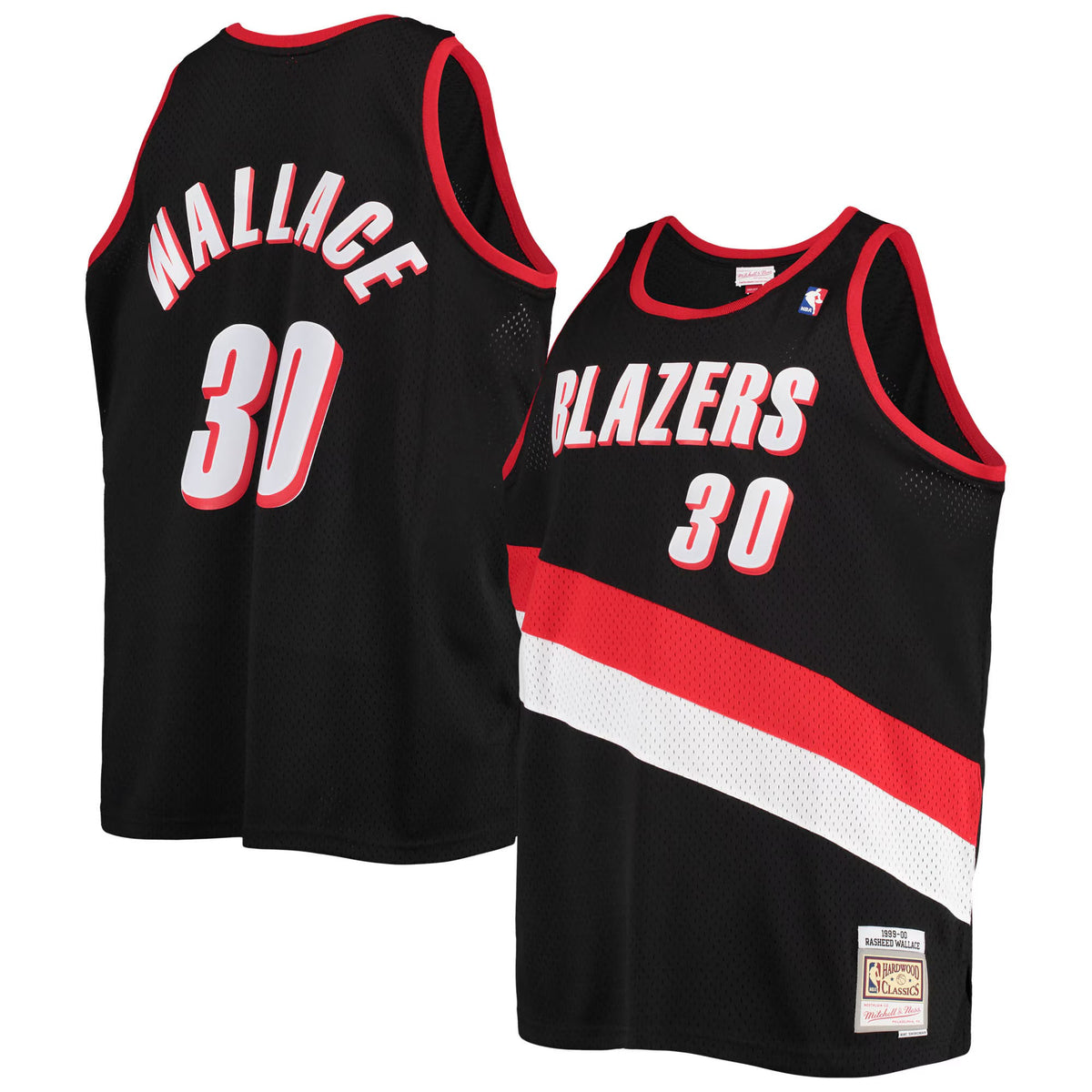 Rasheed Wallace Portland Trailblazers Official NBA Mitchell & Ness Jer ...