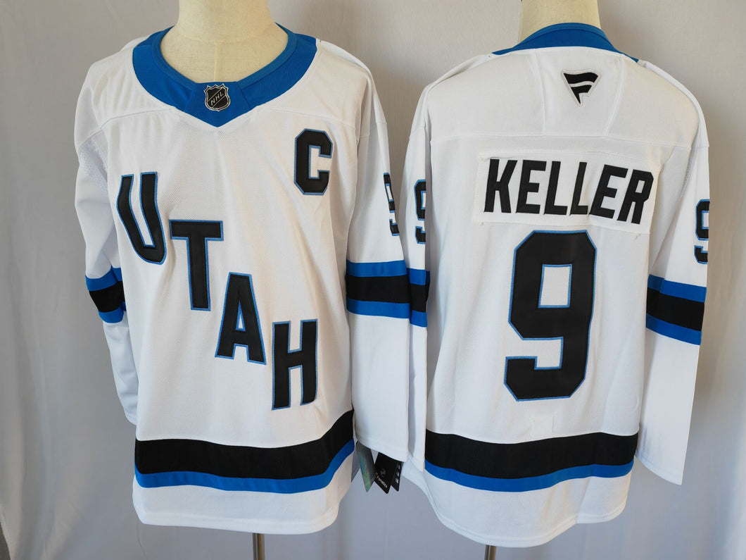 Clayton Keller Utah Hockey Club Official NHL Fanatics Jersey white