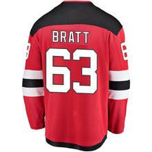 Jesper Bratt New Jersey Devils Official NHL Adidas Jersey
