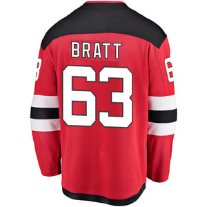 Jesper Bratt New Jersey Devils Official NHL Adidas Jersey