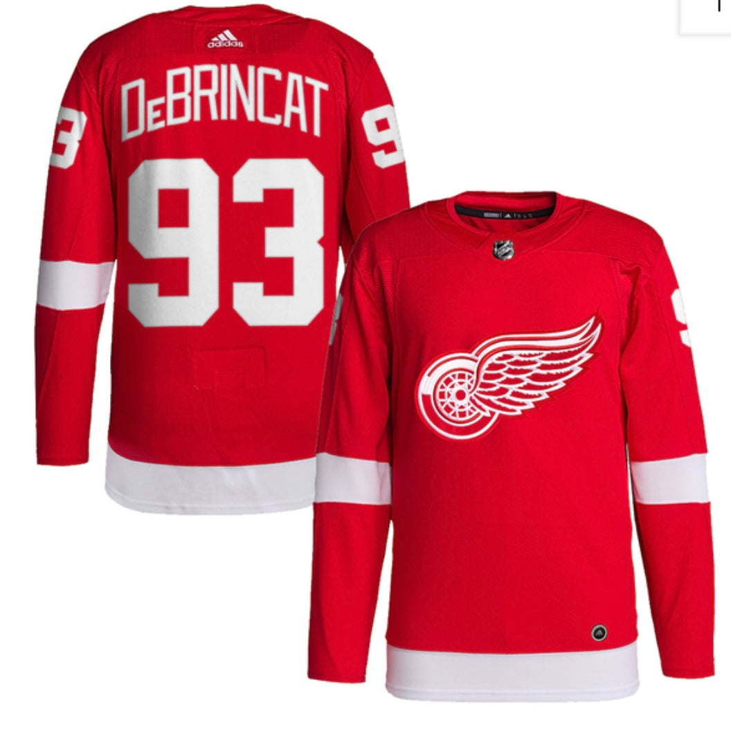 Alex Debrincat Detroit Red Wings Official NHL Adidas Jersey RED