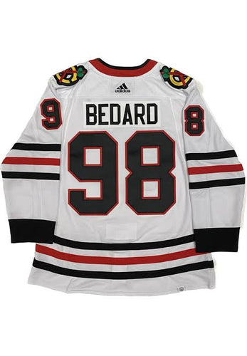 Connor Bedard Chicago Blackhawks Official NHL Adidas Jersey White