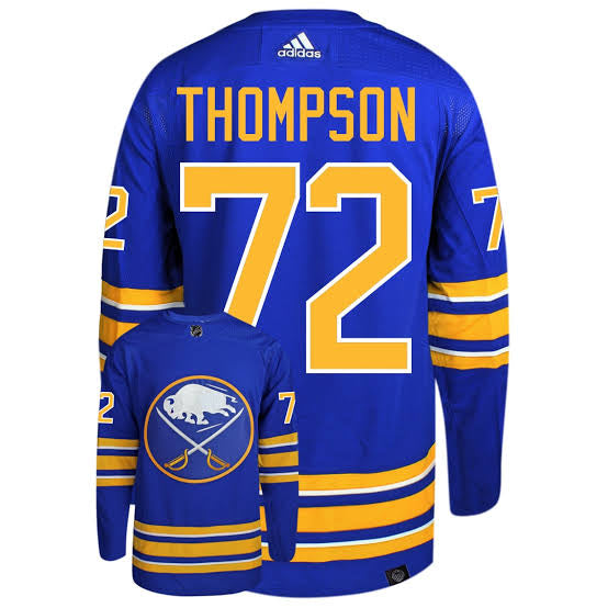 Tage Thompson Buffalo Sabres Official NHL Adidas Jersey blue