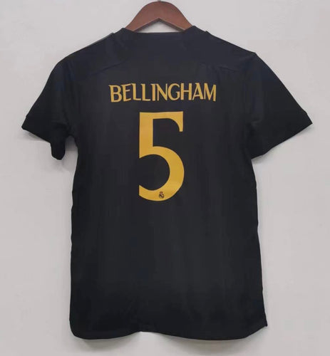 Jude Bellingham Real Madrid 2024 Soccer Futbol Jersey YOUTH sizes black