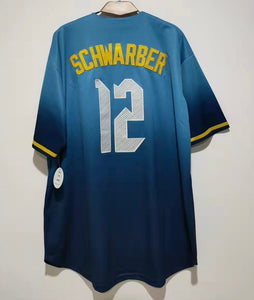 Kyle Schwarber Philadelphia Phillies Blue City Connect Jersey Classic Authentics