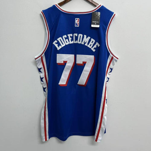 V. J. Edgecombe Philadelphia 76ers Official NBA Jersey Blue