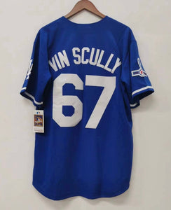 Vin Scully Los Angeles Dodgers Jersey Mitchell & Ness