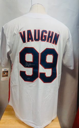 Charlie Sheen Ricky Vaughn Major League autographed  jersey COA photo signing