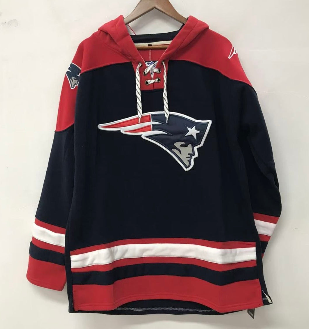 New England Patriots Official NFL Hockey style hoodie