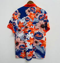 New York Mets Official MLB Floral Palm Hawaiian shirt
