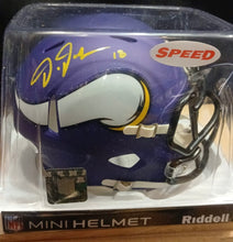 Justin Jefferson Autographed Minnesota Vikings Mini Helmet with COA