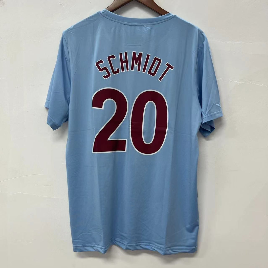 Mike Schmidt Philadelphia Phillies Name & Number Jersey t shirt