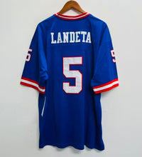 Sean Landeta 1991 New York Giants Official NFL Mitchell & Ness Super Bowl Jersey