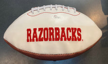 Peyton Hillis Darren McFadden Felix Jones Autographed Arkansas Razorbacks Football with JSA COA