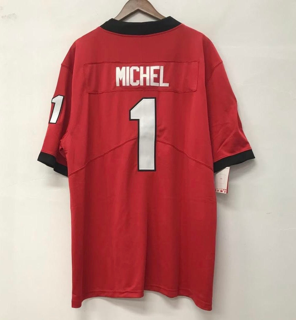 Sony Michel Georgia Bulldogs Jersey red NIKE