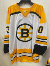 Gerry Cheevers Boston Bruins autographed jersey JSA Witnessed COA