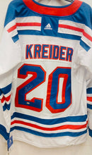 Chris Kreider New York Rangers autographed jersey COA Photo Signing
