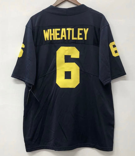 Tyrone Wheatley Michigan Wolverines Official NCAA Jersey blue
