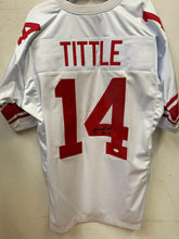 Y.A. Tittle New York Giants autographed jersey COA White