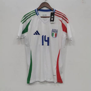 FEDERICO CHIESA ITALY 24/25 AUTHENTIC AWAY JERSEY BY ADIDAS Soccer Futbol Jersey  adult