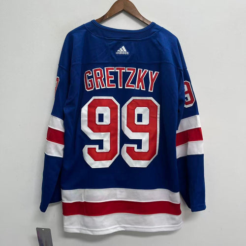 Wayne Gretzky YOUTH KIDS New York Rangers Official NHL Adidas Jersey