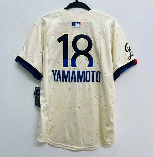 Yoshinobu Yamamoto Los Angeles Dodgers YOUTH KIDS Official MLB Nike City Connect Limited Jersey