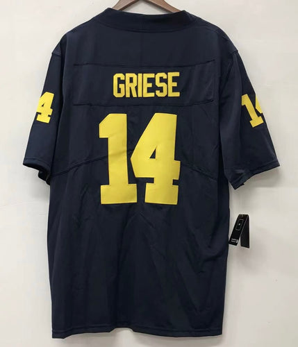 Brian Griese Michigan Wolverines Official NCAA Jersey blue