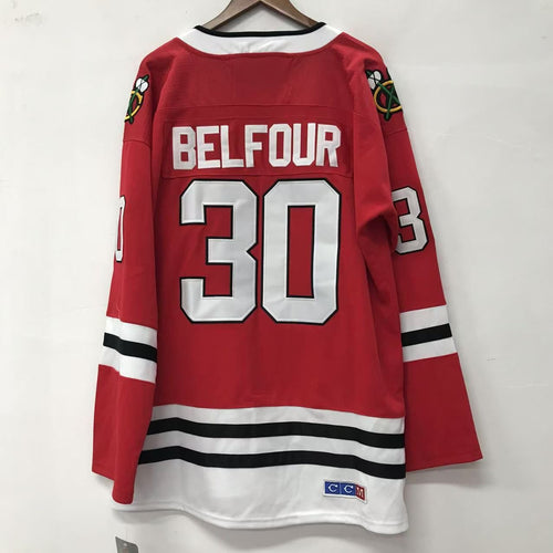 Ed Belfour Chicago Blackhawks Official NHL CCM Jersey