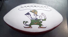 Notre Dame Fighting Irish Full Size logo Autograph Signature Football