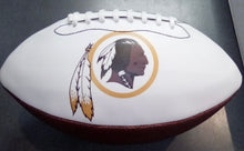 Washington Redskins Full Size logo Autograph Signature Football