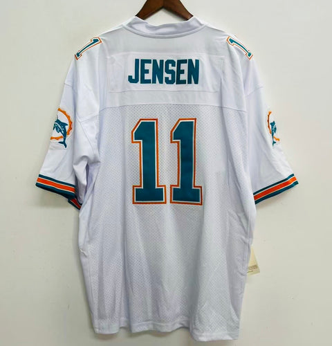 Jim Crash Jensen #11 Miami Dolphins NFL Mitchell & Ness Jersey