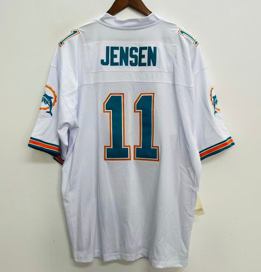 Jim Crash Jensen #11 Miami Dolphins NFL Mitchell & Ness Jersey