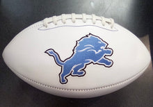 Detroit Lions Full Size logo Autograph Signature Football