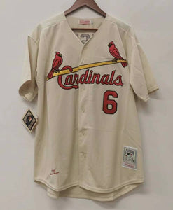 Stan Musial St. Louis Cardinals Jersey 1963 Mitchell & Ness