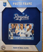 Kansas City Royals 4x6 photo frame with jersey material