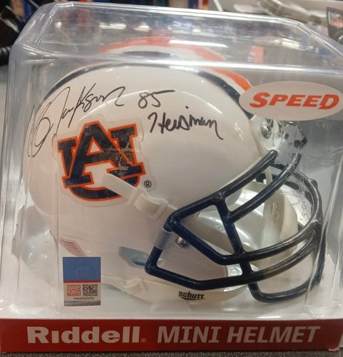 Bo Jackson Auburn Tigers Autographed Mini Helmet with COA