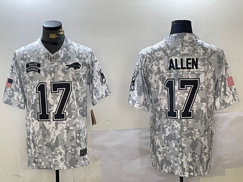 Josh Allen Buffalo Bills 2024 Nike NFL Salute to Service Jersey