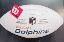 Miami Dolphins Full Size logo Autograph Signature Football