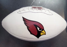 Arizona Cardinals Full Size logo Autograph Signature Football