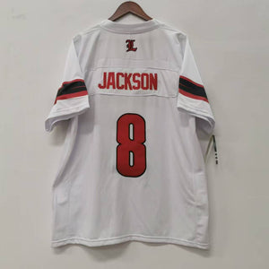 Lamar Jackson Louisville Cardinals Jersey white