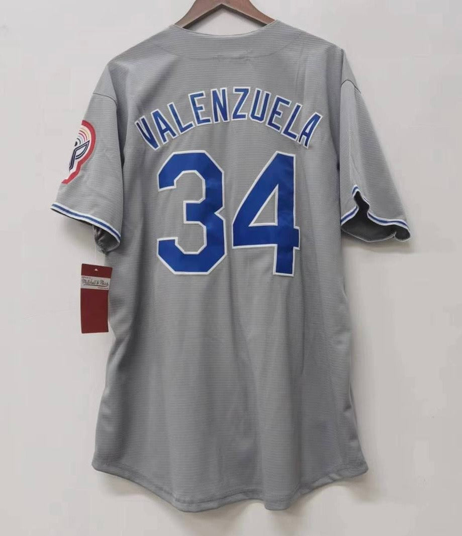 Fernando Valenzuela Los Angeles Dodgers Jersey Mitchell Ness